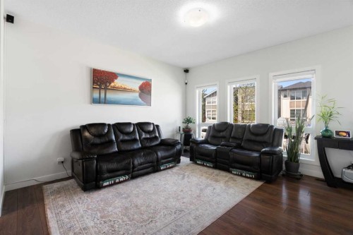 280 Cornerstone Passage Ne, Calgary, AB - Indoor Photo Showing Living Room