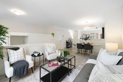 812 Cranbrook Walk Se, Calgary, AB - Indoor Photo Showing Living Room