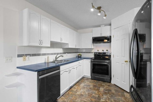 202 Willowbrook Close Nw, Airdrie, AB - Indoor Photo Showing Kitchen With Double Sink