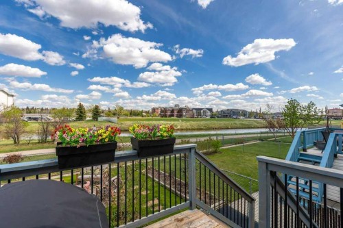 202 Willowbrook Close Nw, Airdrie, AB - Outdoor With Deck Patio Veranda With View