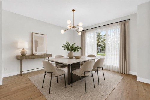 8519 48 Avenue Nw, Calgary, AB - Indoor Photo Showing Dining Room