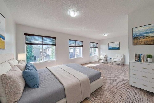 106 Sage Meadows Way Nw, Calgary, AB - Indoor Photo Showing Bedroom