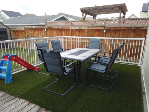 2064 New Brighton Grove Se, Calgary, AB - Outdoor With Deck Patio Veranda With Exterior