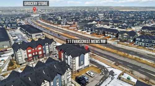 402-11 Evanscrest Mews Nw, Calgary, AB - Outdoor With View
