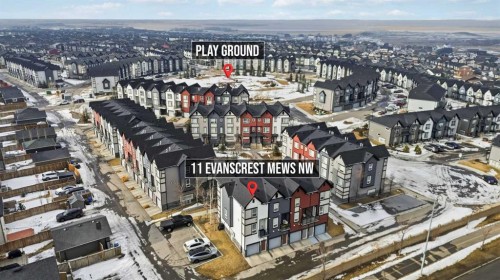 402-11 Evanscrest Mews Nw, Calgary, AB - Outdoor With View