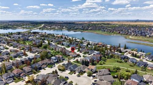240 Cove Drive, Chestermere, AB - Outdoor With Body Of Water With View