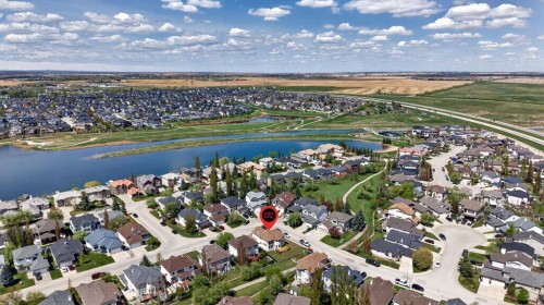 240 Cove Drive, Chestermere, AB - Outdoor With Body Of Water With View