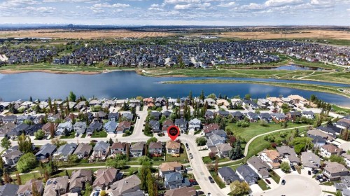 240 Cove Drive, Chestermere, AB - Outdoor With Body Of Water With View