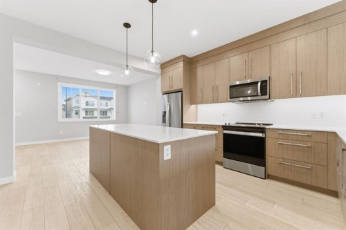 1060 West Lakeview Drive, Chestermere, AB - Indoor Photo Showing Kitchen With Stainless Steel Kitchen With Upgraded Kitchen