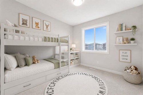 1060 West Lakeview Drive, Chestermere, AB - Indoor Photo Showing Bedroom