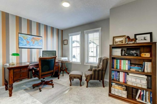 444 Legacy Point Se, Calgary, AB - Indoor Photo Showing Office