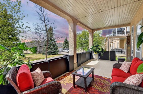 18 Eagleview Place, Cochrane, AB - Outdoor With Deck Patio Veranda With Exterior