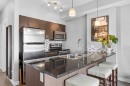 414-117 Copperpond Common, Calgary, AB  - Indoor Photo Showing Kitchen With Stainless Steel Kitchen With Double Sink With Upgraded Kitchen 