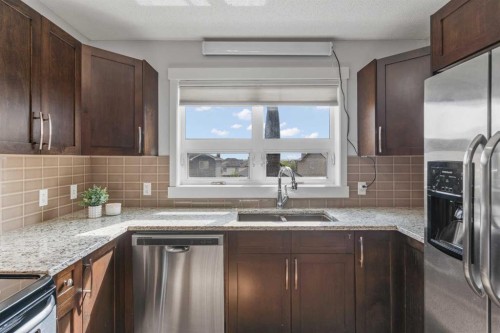 230 Covecreek Circle Ne, Calgary, AB - Indoor Photo Showing Kitchen With Stainless Steel Kitchen With Upgraded Kitchen