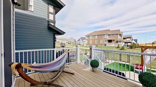 168 Magnolia Manor Se, Calgary, AB - Outdoor With Deck Patio Veranda With Exterior