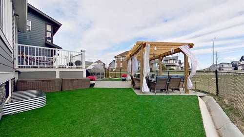 168 Magnolia Manor Se, Calgary, AB - Outdoor With Deck Patio Veranda