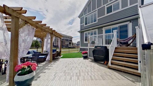 168 Magnolia Manor Se, Calgary, AB - Outdoor With Deck Patio Veranda With Exterior