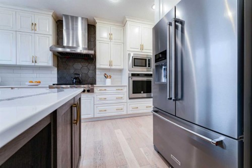 17 Cattail Run, Rural Rocky View County, AB - Indoor Photo Showing Kitchen With Upgraded Kitchen