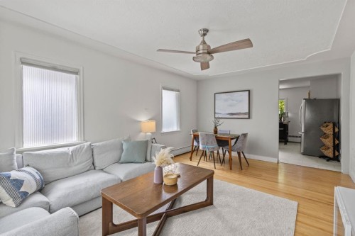 2615 17A Street Sw, Calgary, AB - Indoor Photo Showing Living Room