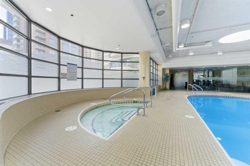 1302-1078 6 Avenue Sw, Calgary, AB - Indoor Photo Showing Other Room With In Ground Pool