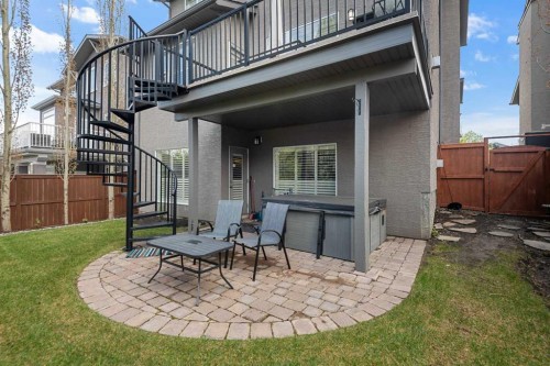 124 Evergreen Circle Sw, Calgary, AB - Outdoor With Deck Patio Veranda