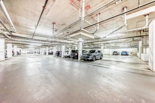 410-3111 34 Avenue Nw, Calgary, AB - Indoor Photo Showing Garage
