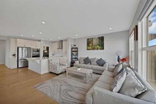678 Cornerstone Avenue Ne, Calgary, AB - Indoor Photo Showing Living Room