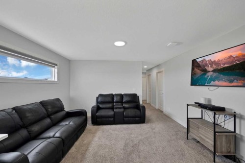 678 Cornerstone Avenue Ne, Calgary, AB - Indoor Photo Showing Living Room