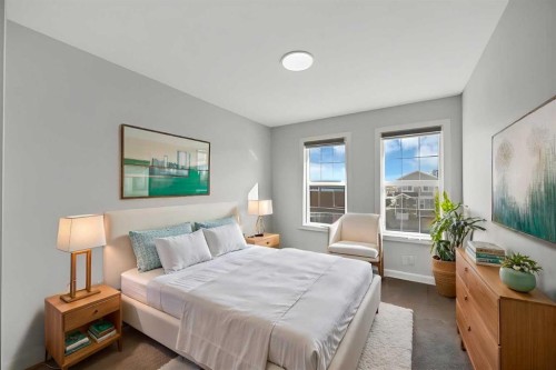 678 Cornerstone Avenue Ne, Calgary, AB - Indoor Photo Showing Bedroom