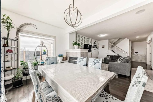 58 Bridleridge Green Sw, Calgary, AB - Indoor Photo Showing Dining Room