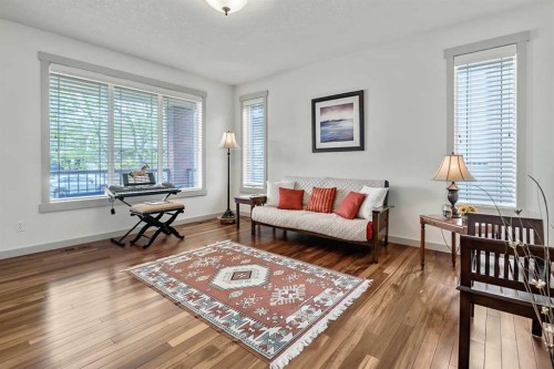 222 Chapala Point Se, Calgary, AB - Indoor Photo Showing Living Room