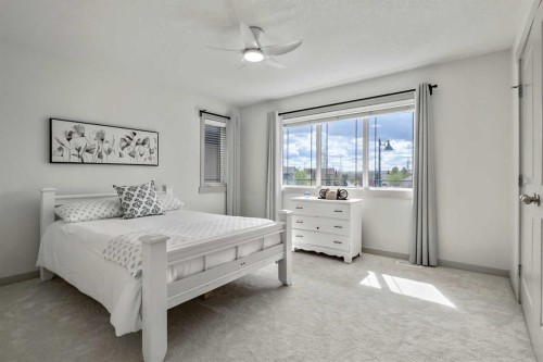 222 Chapala Point Se, Calgary, AB - Indoor Photo Showing Bedroom