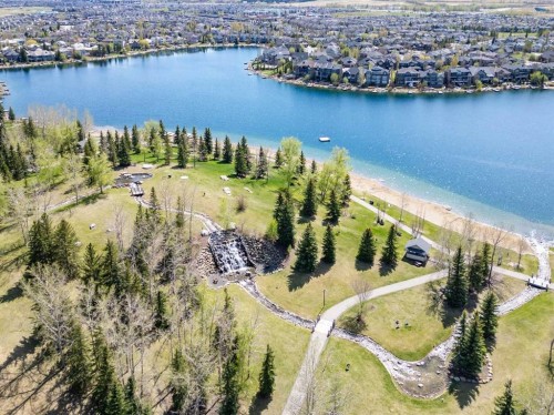 222 Chapala Point Se, Calgary, AB - Outdoor With Body Of Water With View