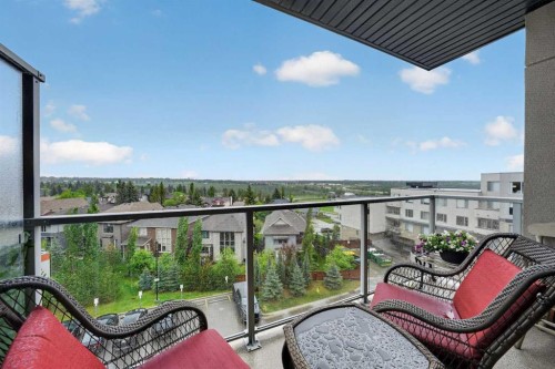 403-71 Shawnee Common Sw, Calgary, AB - Outdoor With Balcony With View With Exterior