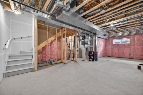 1059 Bayview Crescent, Airdrie, AB - Indoor Photo Showing Basement