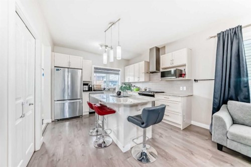 72 Cornerstone Avenue Ne, Calgary, AB - Indoor Photo Showing Kitchen With Stainless Steel Kitchen With Upgraded Kitchen