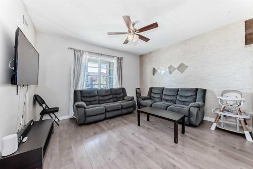 72 Cornerstone Avenue Ne, Calgary, AB - Indoor Photo Showing Living Room