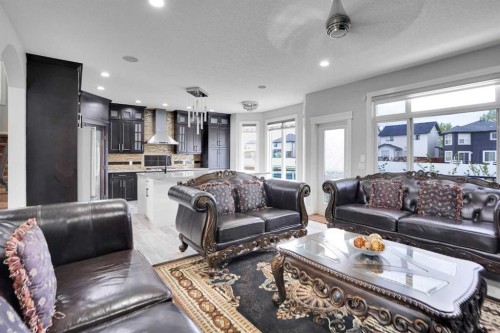 265 Saddlelake Drive Ne, Calgary, AB - Indoor Photo Showing Living Room
