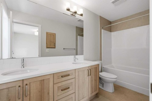 81 Wild Rose Way Se, Calgary, AB - Indoor Photo Showing Bathroom