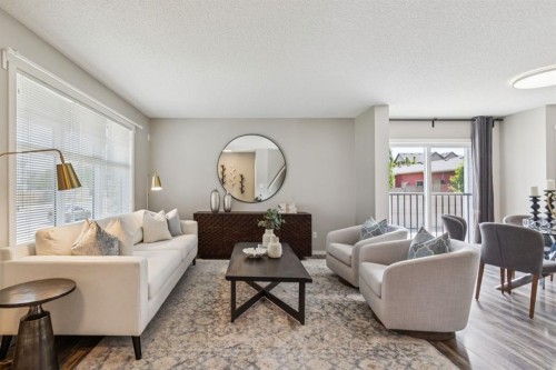 73 Marine Drive Se, Calgary, AB - Indoor Photo Showing Living Room