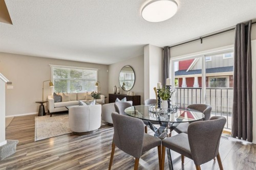 73 Marine Drive Se, Calgary, AB - Indoor Photo Showing Dining Room
