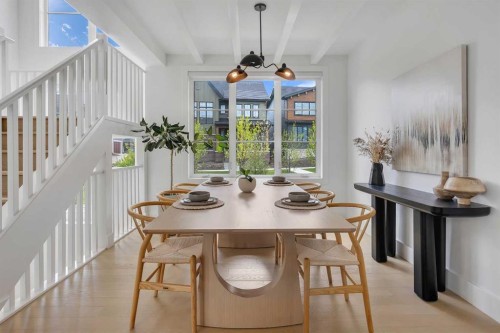 24 Alpine Common Sw, Calgary, AB - Indoor Photo Showing Dining Room