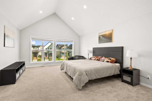1107 Copperfield Boulevard Se, Calgary, AB - Indoor Photo Showing Bedroom