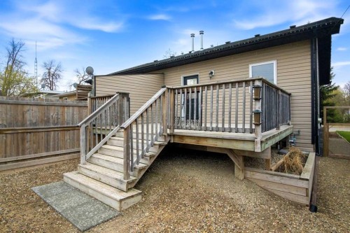 B-4810 47 Street, Olds, AB - Outdoor With Deck Patio Veranda With Exterior