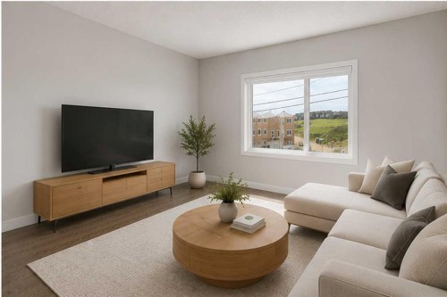 205-12 Sage Hill Terrace Nw, Calgary, AB - Indoor Photo Showing Living Room
