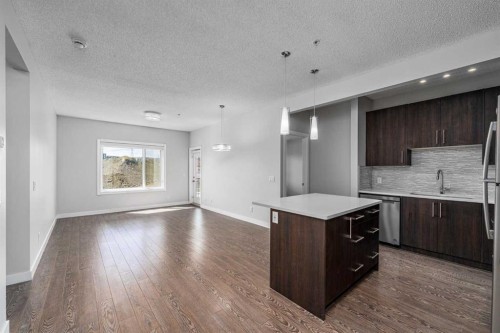 205-12 Sage Hill Terrace Nw, Calgary, AB - Indoor Photo Showing Kitchen With Upgraded Kitchen