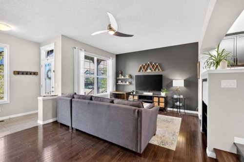 31 Cranford Close Se, Calgary, AB - Indoor Photo Showing Living Room
