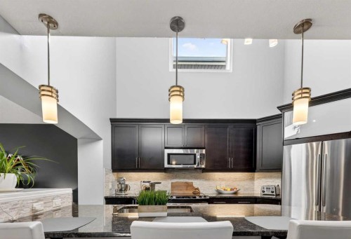 31 Cranford Close Se, Calgary, AB - Indoor Photo Showing Kitchen With Stainless Steel Kitchen With Upgraded Kitchen