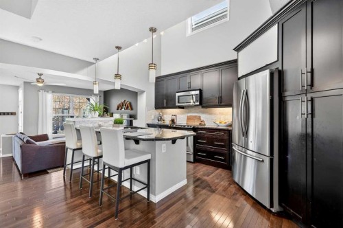 31 Cranford Close Se, Calgary, AB - Indoor Photo Showing Kitchen With Stainless Steel Kitchen With Upgraded Kitchen