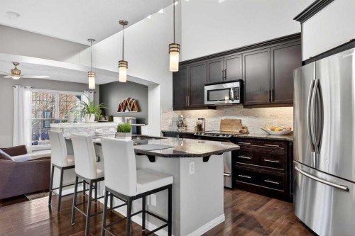 31 Cranford Close Se, Calgary, AB - Indoor Photo Showing Kitchen With Stainless Steel Kitchen With Upgraded Kitchen